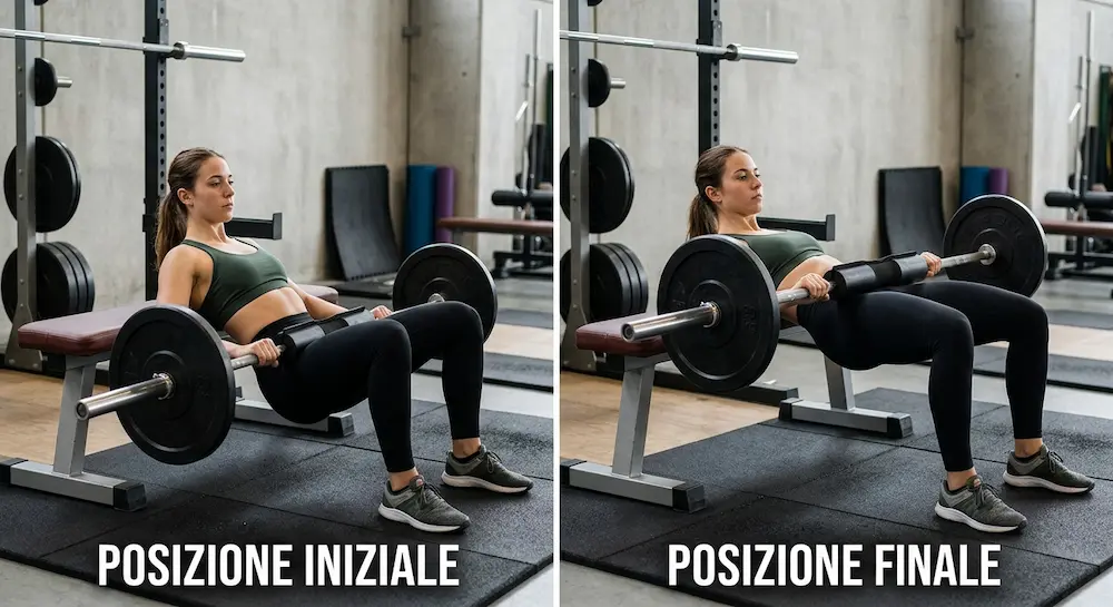 Hip Thrust con Bilanciere