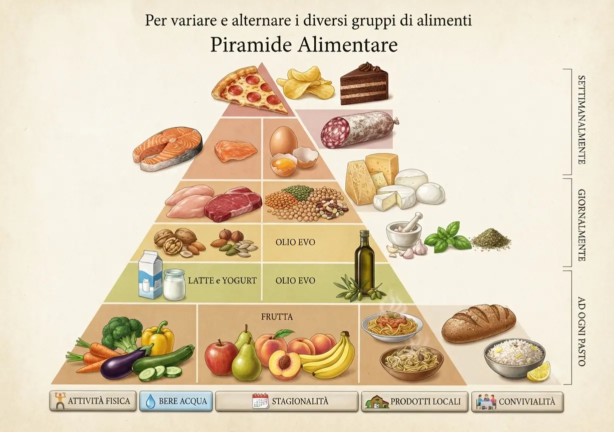 Piramide alimentare e frequenze
